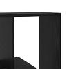 Bookshelf Black Oak Look 67 x 25 x 162 cm Engineered Wood