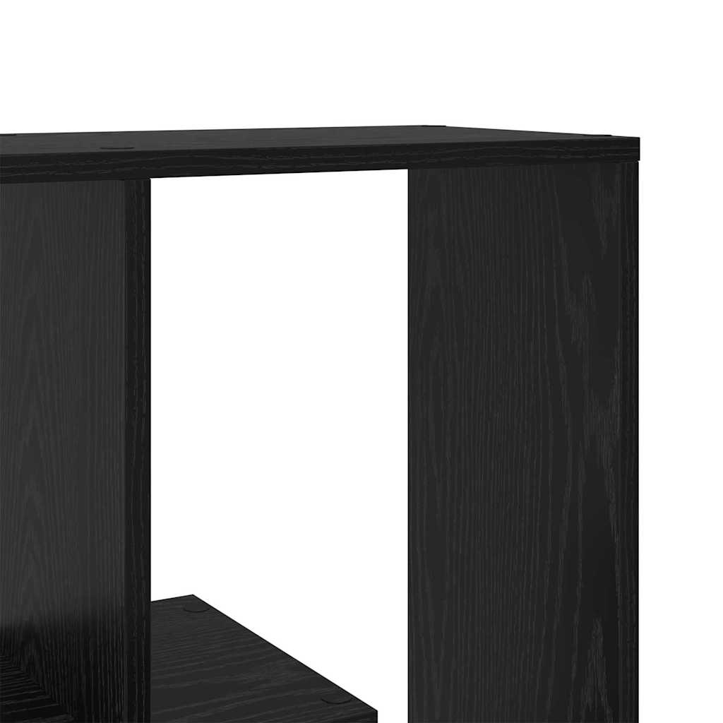 Bookshelf Black Oak Look 67 x 25 x 162 cm Engineered Wood