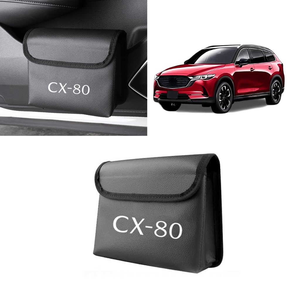 

ДЛЯ новой Mazda CX80 CX 80 серии KL Автомобильный складной мусорный бак Многофункциональная спинка сиденья Ящик для хранения в двери Ящик для хранения мусорных мешков Аксессуары для Mazda cx80