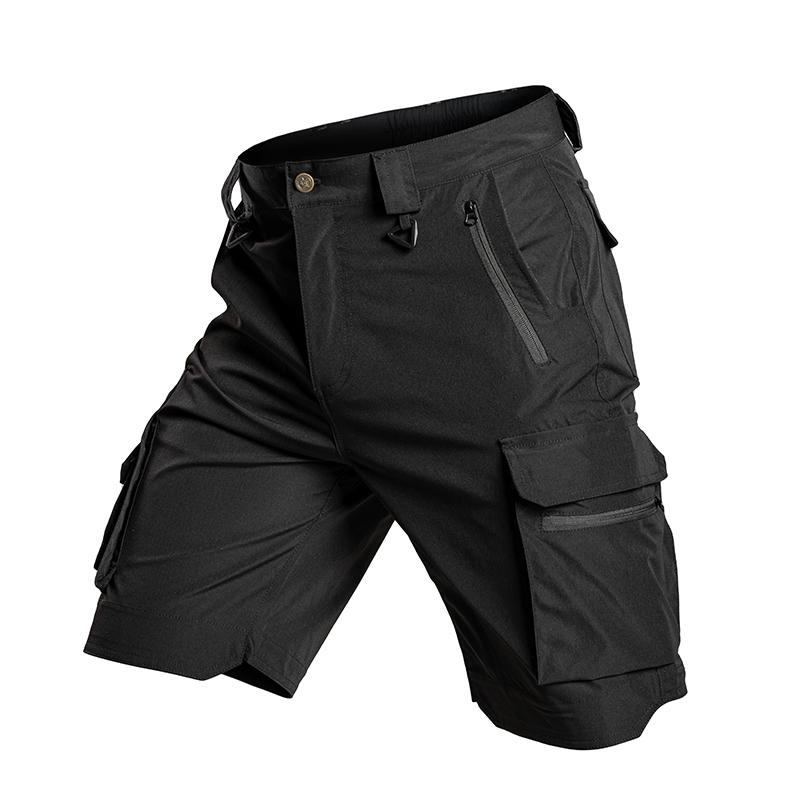 Heren Stretch Casual Werkbroeken, Lichte Golfbroeken, En Elastische Werkshorts Met Meerdere Zakken