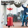 VEVOR Waste Oil Drain Tank 80 L Portable Oil Drain Air Operated Drainer Oil Change, Oil Drain Container