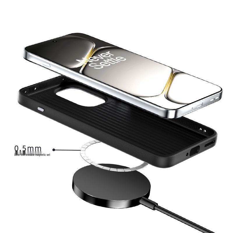 OnePlus Ace6 Magnetische Zachte Beschermhoes van Koolstofvezel