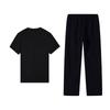 Li-Ning Summer Versatile Breathable Comfortable Casual Sports Suit Men Suits Black W871-1+W829-1