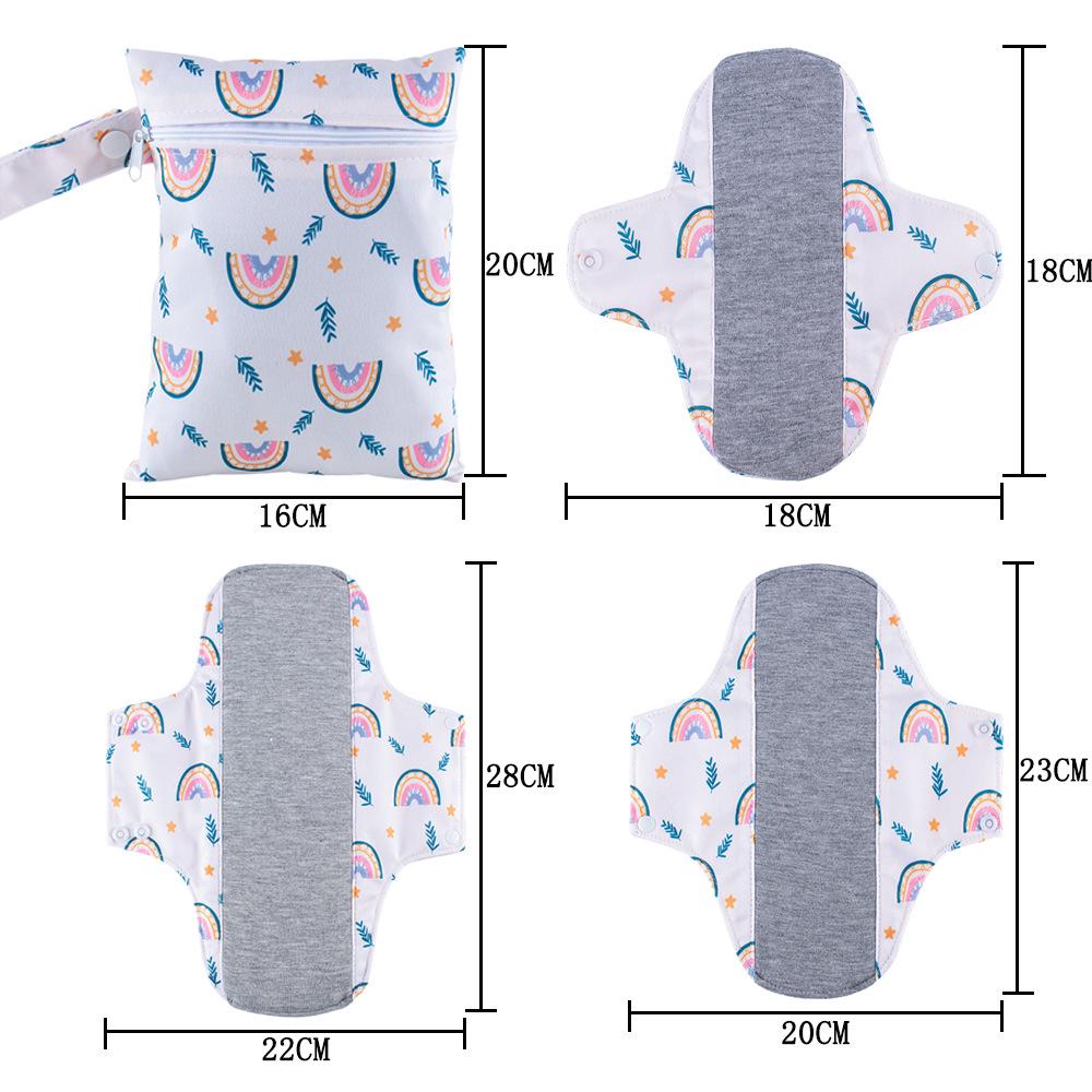Graphene-Enhanced Washable Cotton Menstrual Pad - Leak-Proof & Absorbent