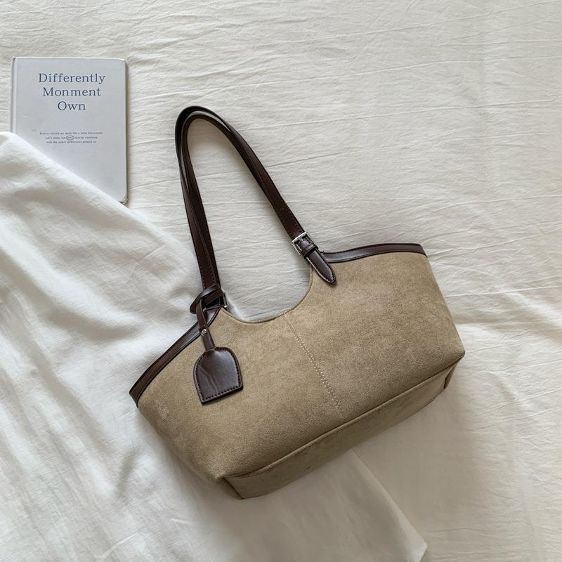 Autumn New Wind Tote Bag Women's Large-capacity Niche High-value Shoulder Bag Retro
