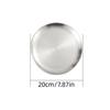 Stainless Steel Round Plate Grape Shaped Fruit Tray for Hotel Eco-Friendly Serving Food Tray