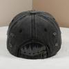 Unisex Distressed Washed Baseball Cap - Versatile Duckbill Design