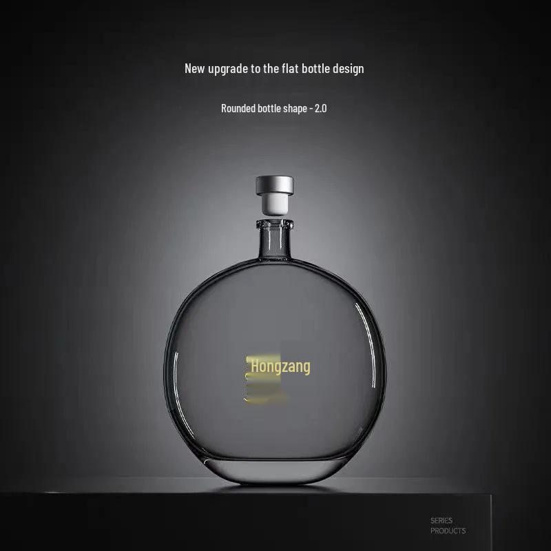 Premium Transparent Glass Bottle for Baijiu and Fruit Wine Home Brewing