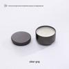 Nordic Minimalist DIY Soy Wax Candle Container - Solid Color Tin