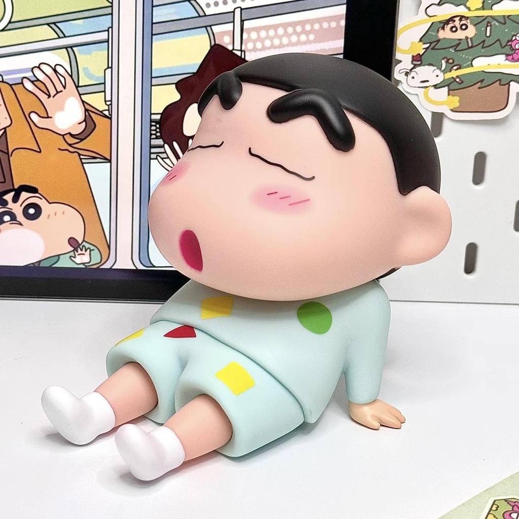 Crayon Shin-chan Anime Figure: Cute Desktop Doll and Mobile Phone Holder