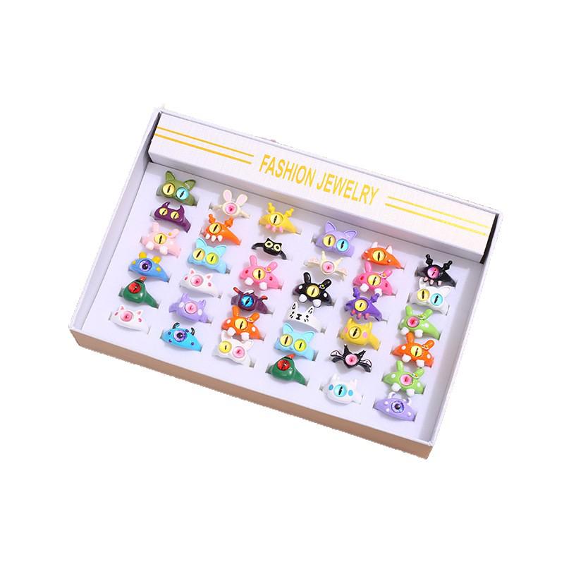 Childlike Little Monster Adjustable Alloy Ring - Fun, Personalized & Gift-Ready