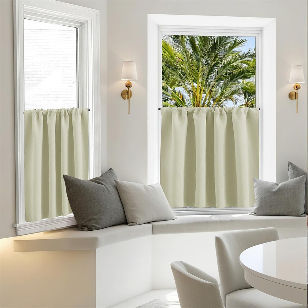Energy Saving Thermal Insulated Window Drapes Curtains Shade for Bedroom Privacy and Noise Reductions Comfortable Sleep
