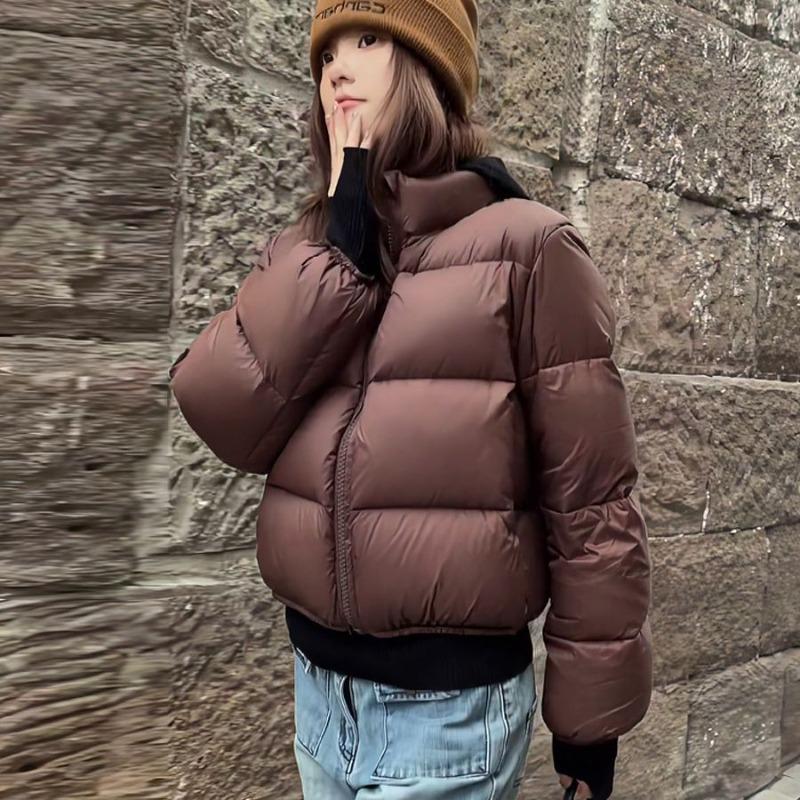 Down cotton-padded clothes for women's winter short cotton-padded clothes, new thickened bread clothes, small loose cotton-padded jackets.