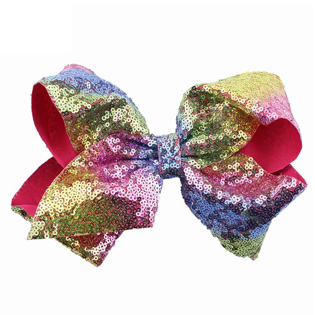20CM Children Delicate Paillette Butterfly Hair Clip Clothes Dress Accessories
