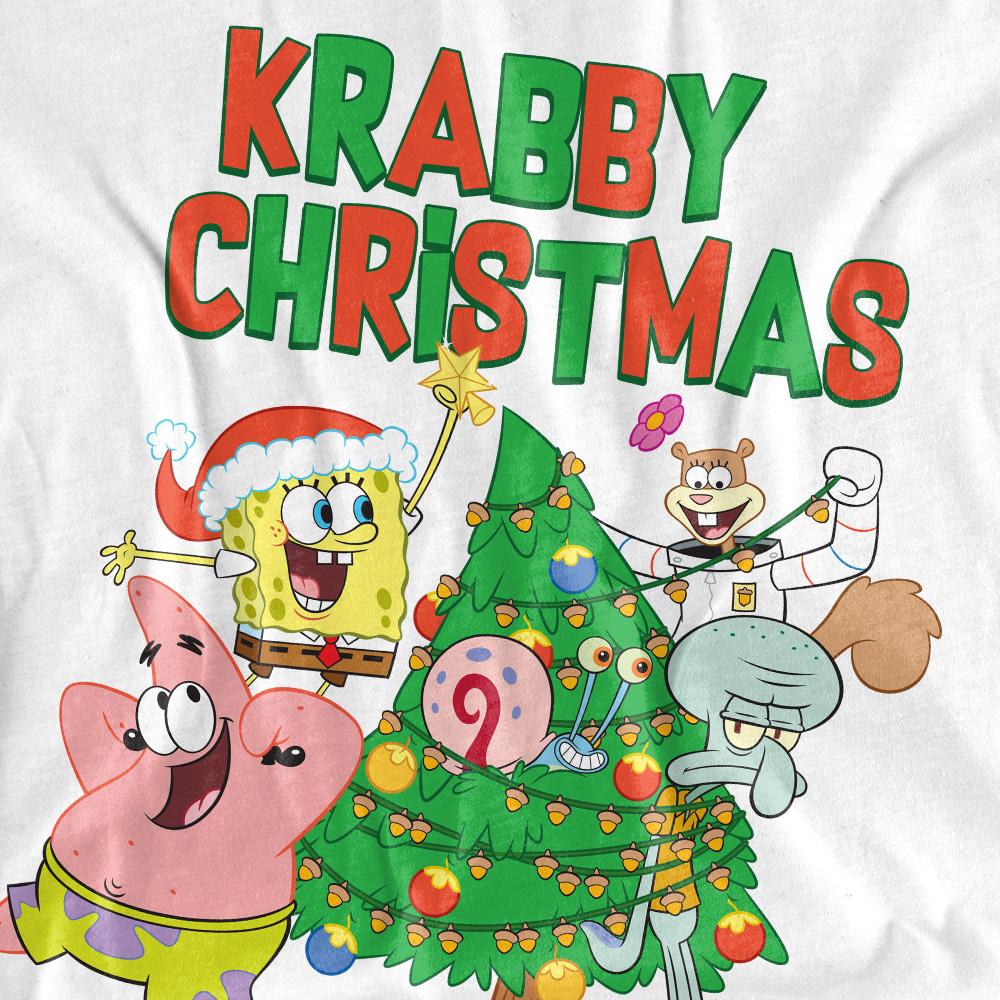 SpongeBob SquarePants Unisex Adult Decorating Christmas Tree T-Shirt