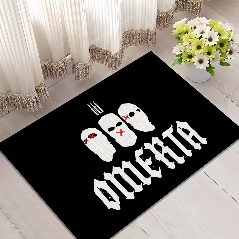 Door Mat Welcome Entrance Balcony Cool Bathroom Floor O-Omerta Non-slip Rug Bedroom Carpet Home Fashion Decoration