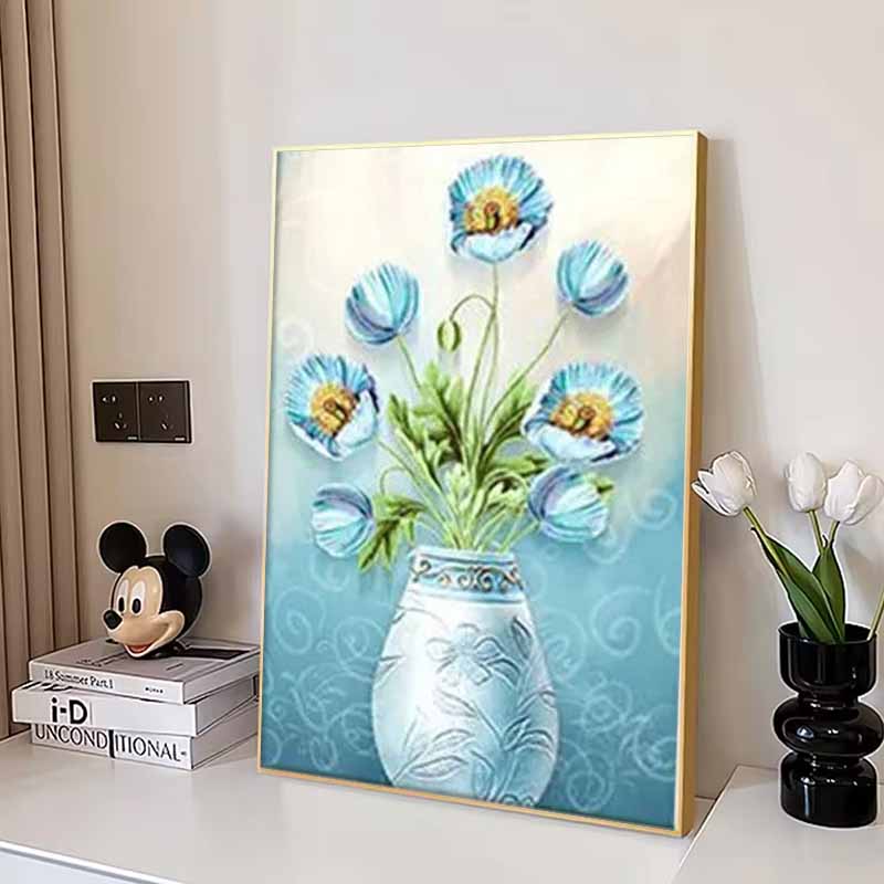 New Arrival 5D DIY Full Circle Diamond Painting "Flower Arrangement" Embroidery Cross Stitch Home Decor Gift