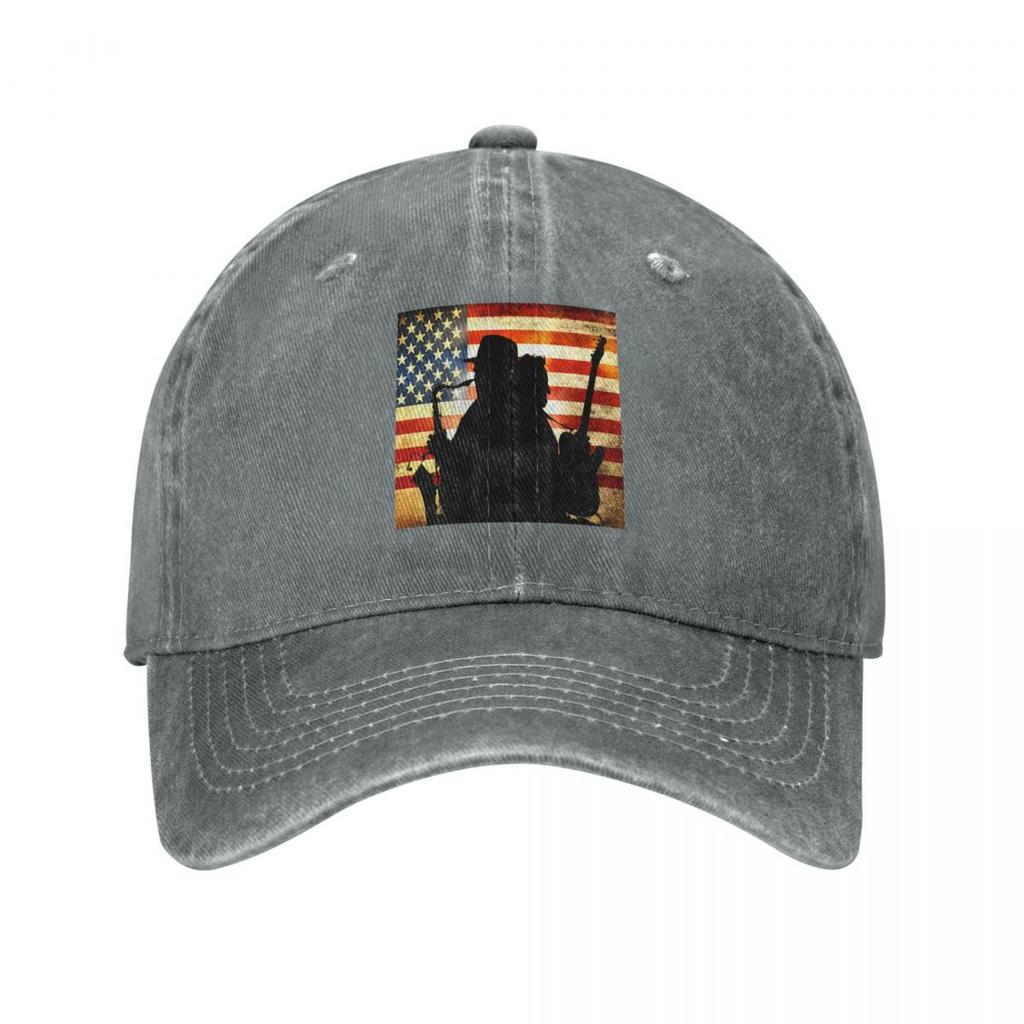 Bruce Best Springsteen Baseballkappe Used Denim Gewaschen Heartland Rock Kopfbedeckung für Männer Frauen Outdoor Verstellbare Kappen Hut