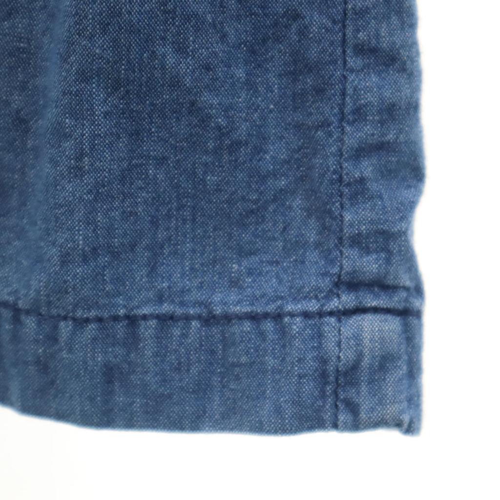 REMI RELIEF Made In Japan Chambray Shirt Jacket M Blue Women Used