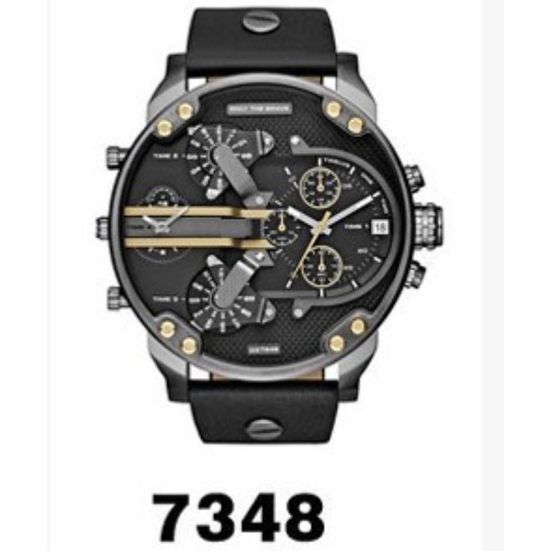 Herrenuhr personalisiert großes Zifferblatt trendige Uhr Edelstahl mit Quarzwerk