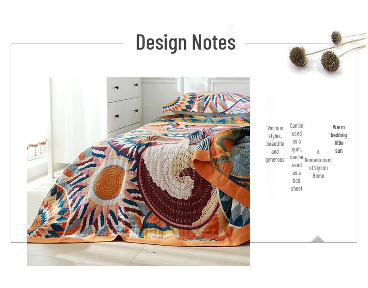 Comfortable Gauze Cotton Blanket - Summer Cool Air Conditioning Quilt