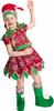Santa Claus elf costume Christmas carnival disguise 8-10 years old ikali