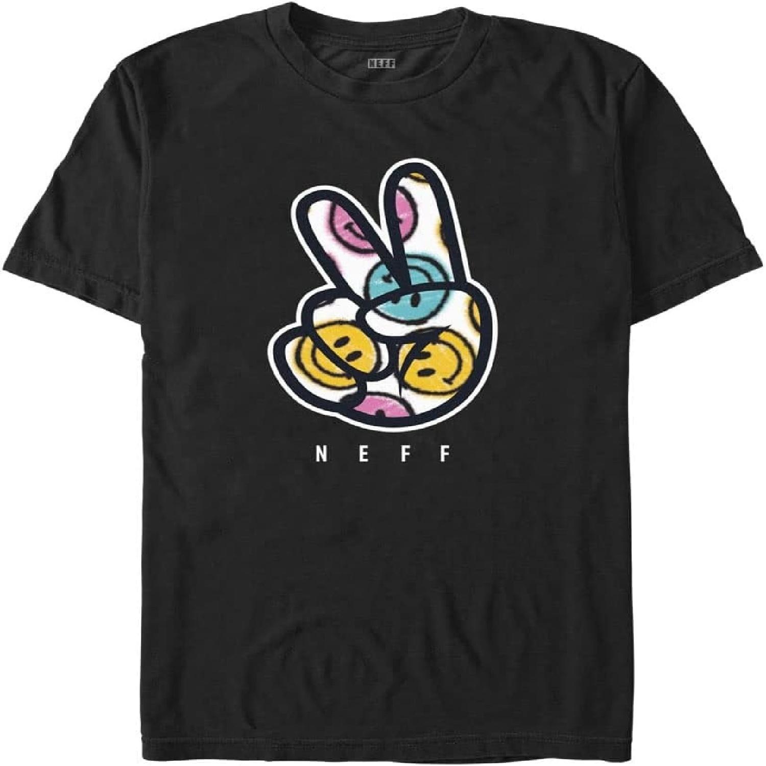 NEFF Счастливый Мир Мужская Футболка с Коротким Рукавом S