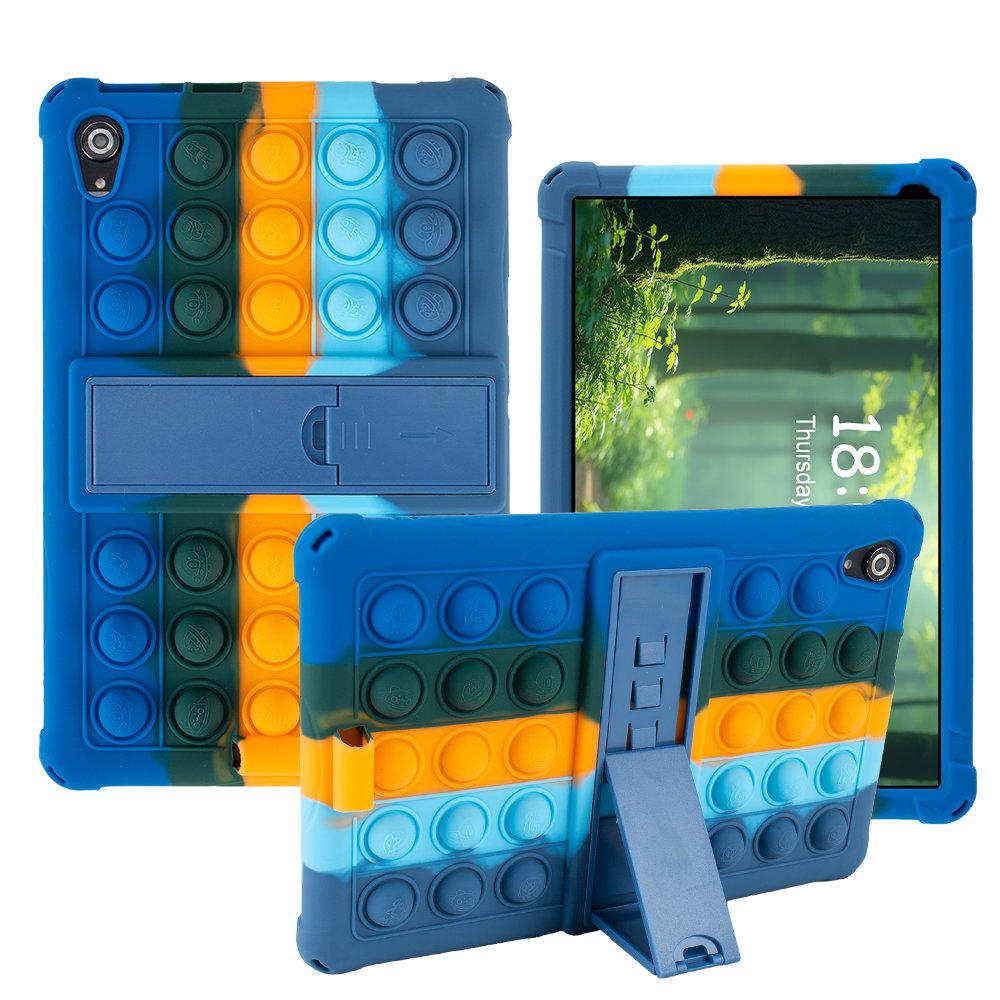 Hülle für Urao C107/Jeazans OC101/C107 Tablet 10,1 Zoll 2025, Kindersichere Weiche Silikon-Ständerabdeckung für HiGrace C107