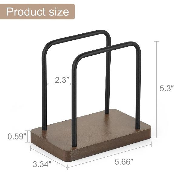 Mkono Napkin Holder for Table Wooden Paper Napkin Dispenser Servilletero for Kitchen Dining Room Cocktail Bar Party Outdoor, Brown
