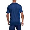 Adidas T Shirts Men's Navy Blue V Neck Moderate Straight Fit DT5286