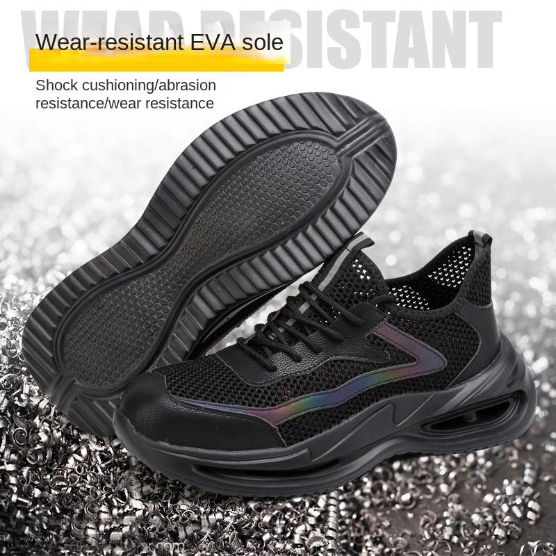 Pojištění práce obuv Pánská ocelová hlava Bezpečnostní obuv proti rozbití a propíchnutí Deodorant Bezpečnostní ochranná obuv