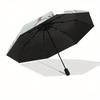 Pachadog Automatic Folding Umbrella-Simple 8-Rib Design, Bright Cartoon Pattern, Durable Iron Frame, Suitable For Travel, Outdoor, Beach-Cut