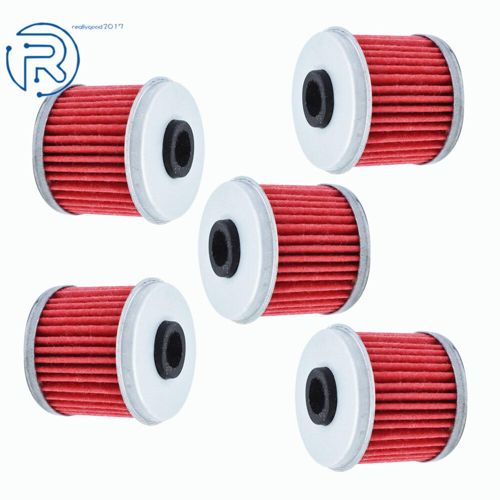 For Honda TRX450R TRX450ER TRX 450R 2004 2005 2006 2007 2008 2009 5× Oil Filter