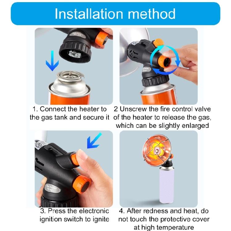 Office Desktop Fan Heaters Set Single Tanks Top Heate Outdoor Gas Heaters for Instantly Warmth