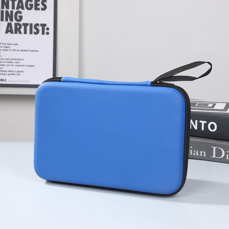 Durable Hard Shell Square Table Tennis Racket Bag - Portable Storage Solution