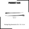 2 Pieces Crossmember Frame Brace Radiator Support Quick Installation Replace for Truck Car