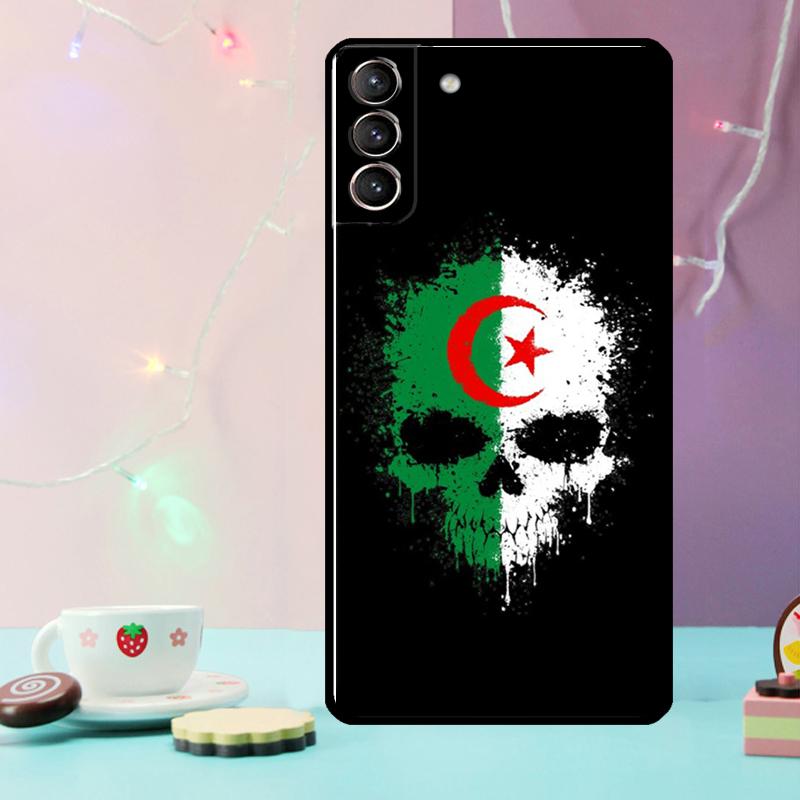 Algerian Algeria Passport Phone Case For Samsung Galaxy S24 Ultra S20 S21 S22 S23 S25 Ultra S9 S10 Plus S24 FE Cover Galaxy S21