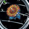 12pcs Diamond Painting Car Aromatherapy Vent Clip Bling Air Vent Decorations Car Diffuser Vent Clip for Women