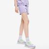 FILA Color Block Side Knit Sports Shorts Women shorts Mousse-Purple F11W229605FVT