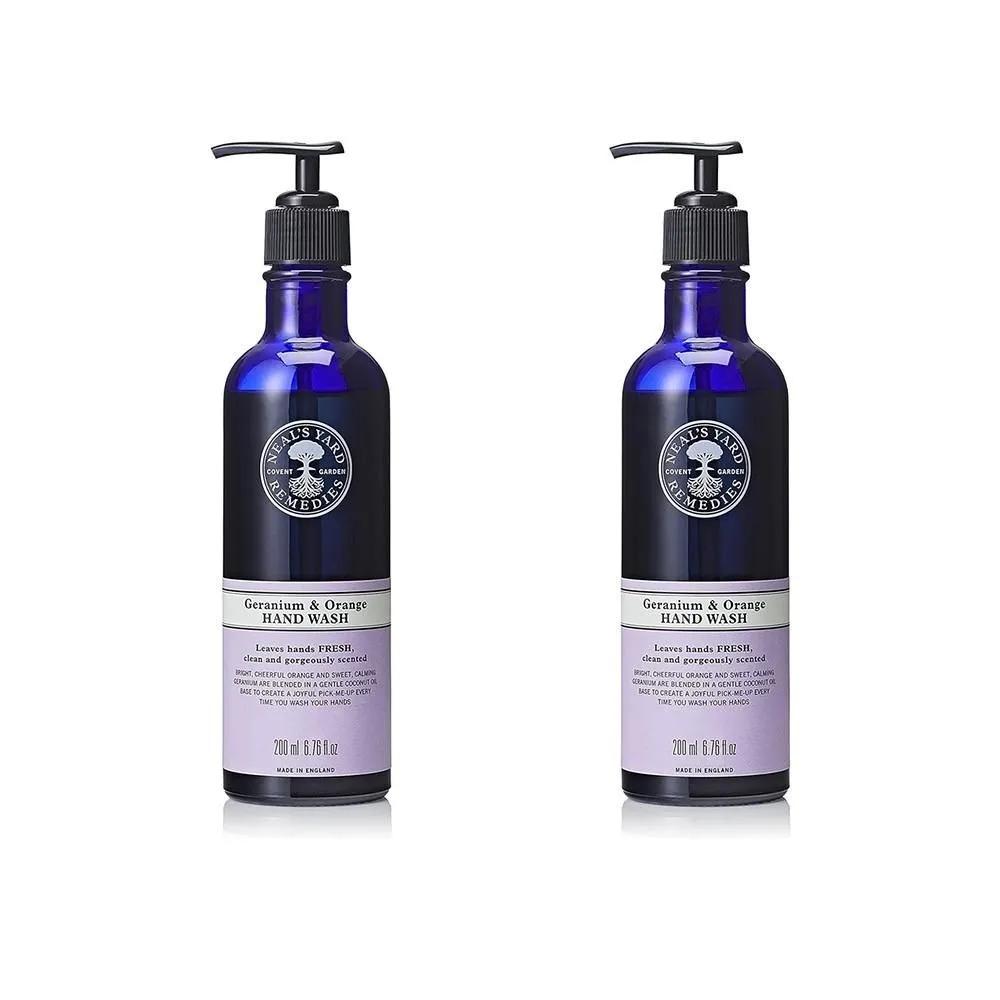 Neals Yard Remedies Мыло для рук 200 мл 2 шт. Герань и апельсин