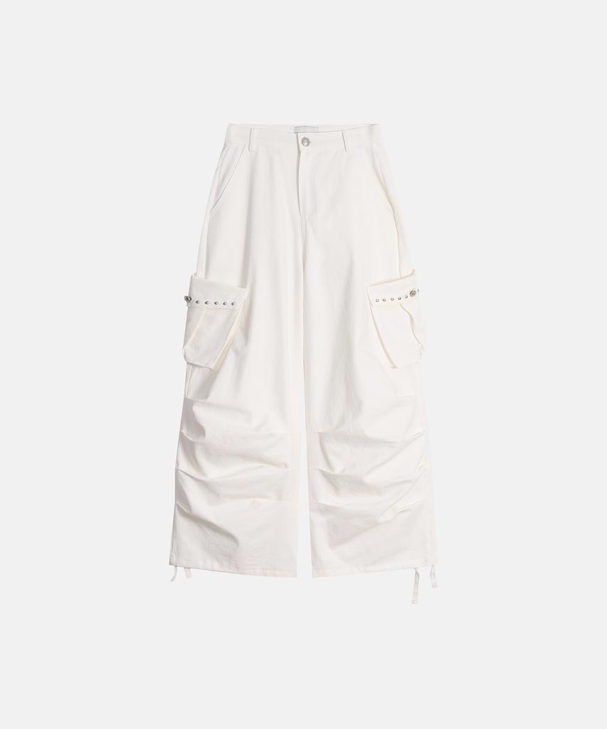 Aesimeteuli Crown Structured Pocket Pants / Ivory