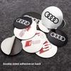 For Audi  A856/60/65/70/75mm Car Badge Wheel Center Cover Stickers Hub Caps Decal For Audi A3 A4 A6 A7 A8 Q3 Q5 Q7 S3 S4 S5 S6 RS3 RS4 Sline