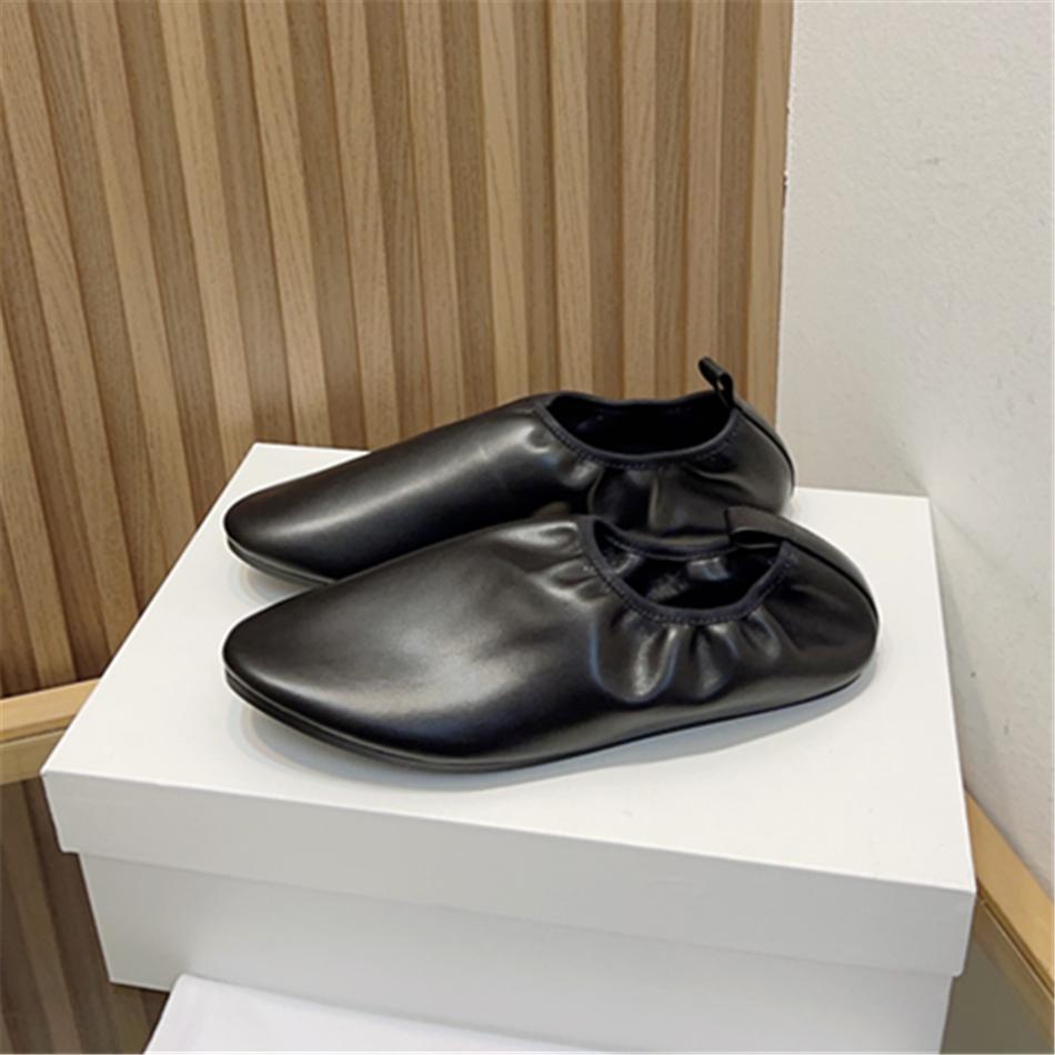 

Супер мягкие балетки для женщин Row Lamskin Vintage Tassel Shoes 2023 Роскошная дизайнерская классическая обувь