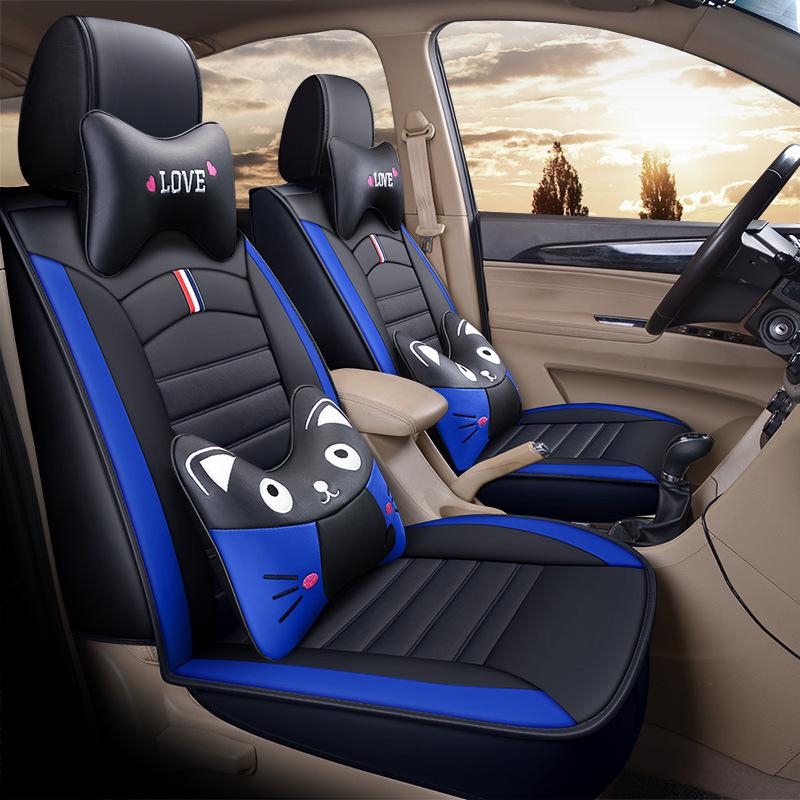 Four-Season Full-Coverage Seat Cushion for Seven-Seat Vehicles: Compatible with Wuling Hongguang S, Baojun 730, Weiwang M50f