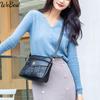Düz Renk PU Deri Kadın Omuz Çantası Moda Tasarım Kadın Küçük Crossbody Çanta