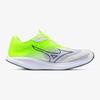 Mizuno Duel Flash 2 Running Size 2E Shoes, White/Navy/Yellow, 25.0 cm,