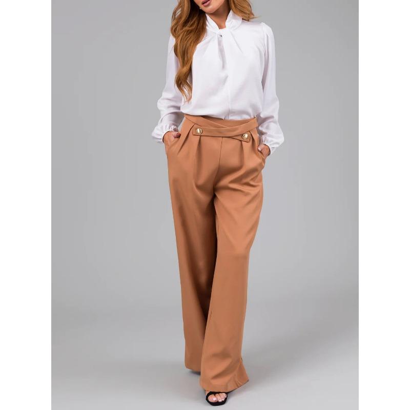 Plus Size Spring and Summer Women's Pant Casual Fashion Loose Type Straight Trousers