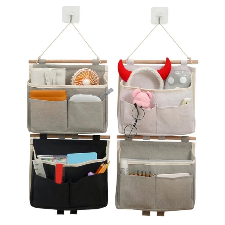 Practical Hanging Storage Basket Wall Organizer Bag Fabric Closet Organisers Bag