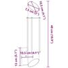 VidaXL Applique murale d'extérieur argenté acier inoxydable, éclairage mural d'extérieur, lampe murale de jardin, applique 4006292