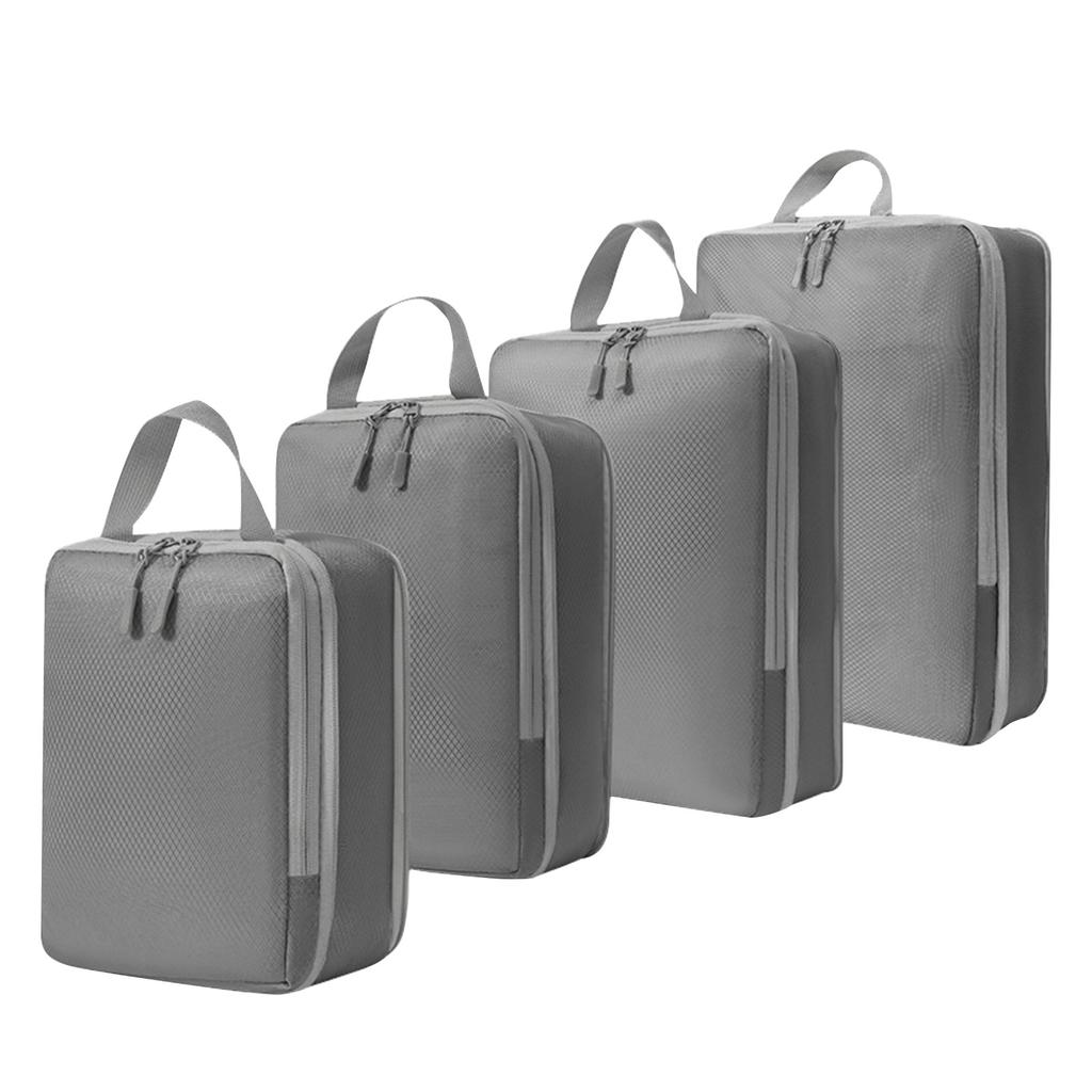 Compression Packing Cubes For Suitcases Travel 4 Set Expandable Travel Bags Organizer For Luggage